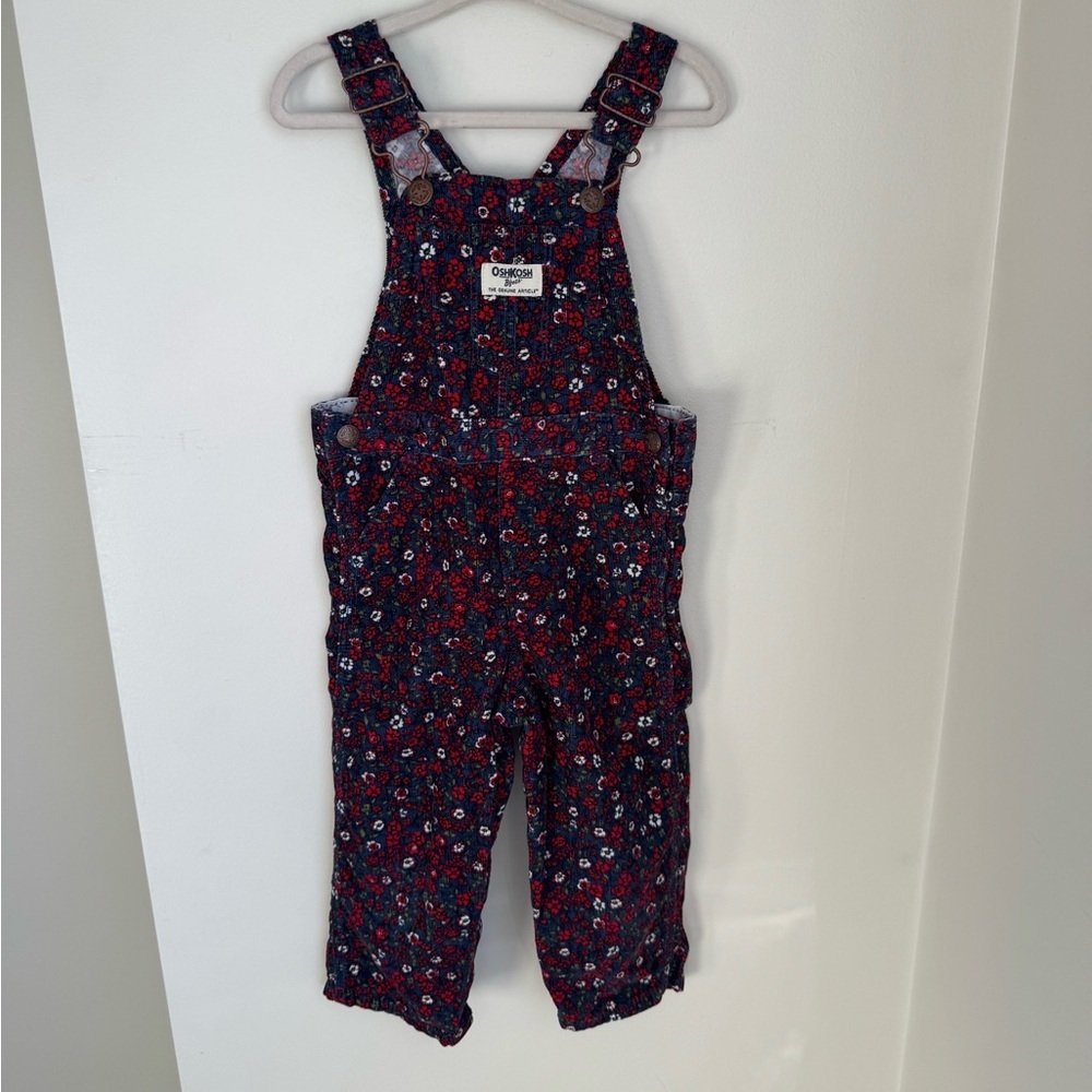 Oshkosh B’gosh Vintage Floral Overalls 24M